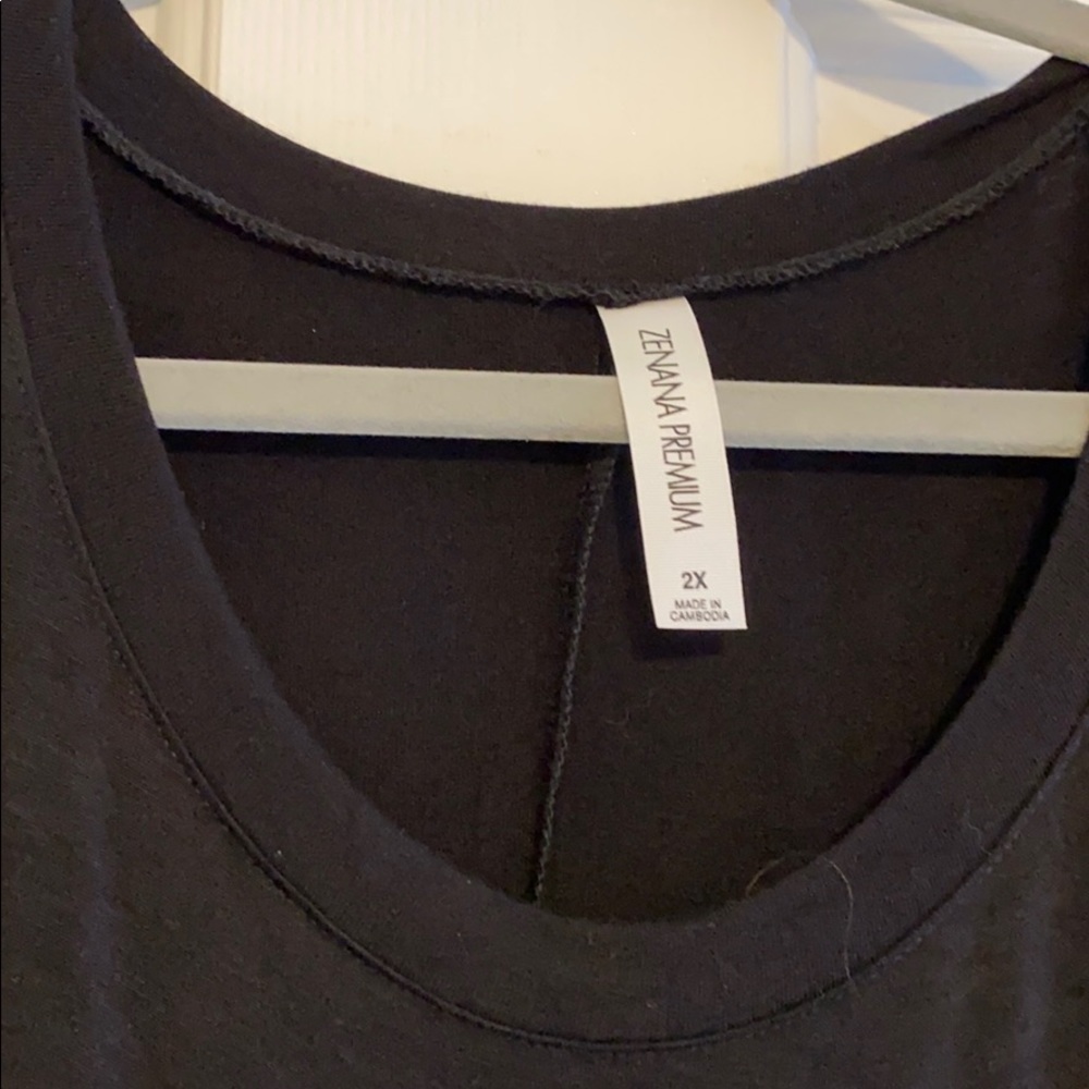 Plus Size 3/4 Ruffled Tunic - Picture 4 of 4
